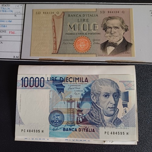 Vecchie banconote italiane - banconote, da