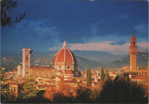 Firenze cartolina panorama - cartolina,