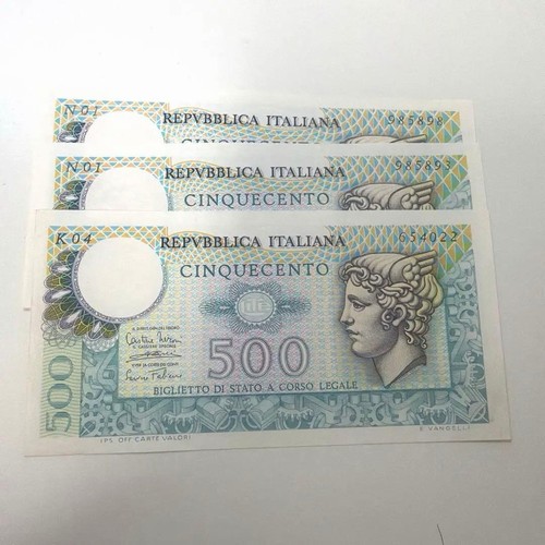 Banconote italia 500 lire - banconote,