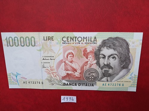 Vecchia banconota italiana - vecchia,