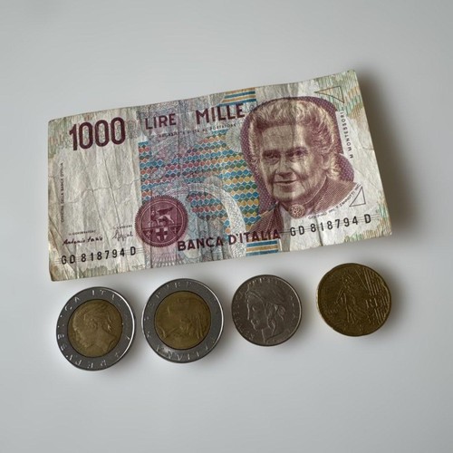 Banconote italia vecchie lire - italia,
