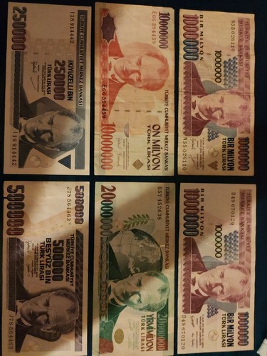 Banconote vecchia lira turca - vecchia,