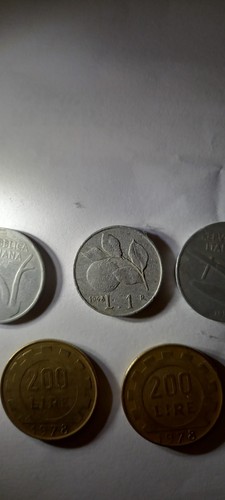Vecchie monete lire da - monete,