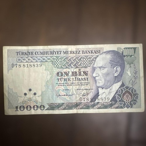 Banconota turchia 000 lire - 10.000,