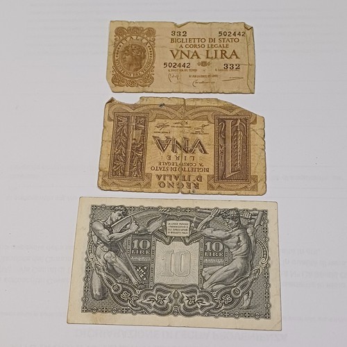 Vecchie banconote italiane - vecchie,